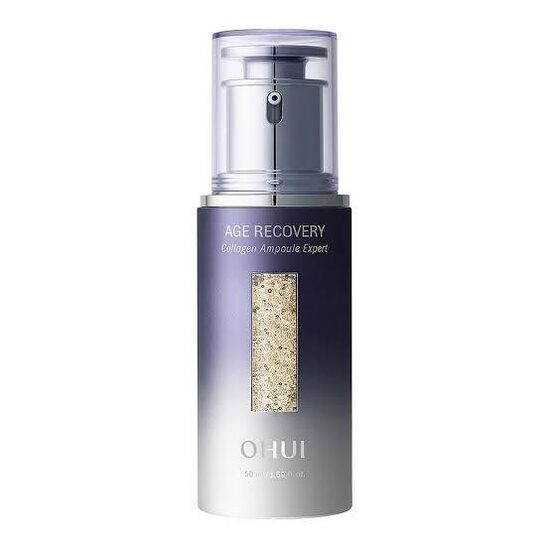 Koncentrēta pretnovecošanās ampula ar kolagēnu ādas tvirtumam un liftinga efektam O HUI Age Recovery Collagen Ampoule Expert 